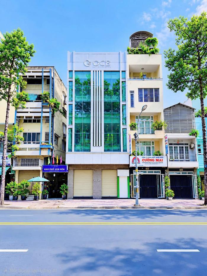 Tòa nhà cho thuê góc 2 mặt tiền 419-421 An Dương Vương Quận 5