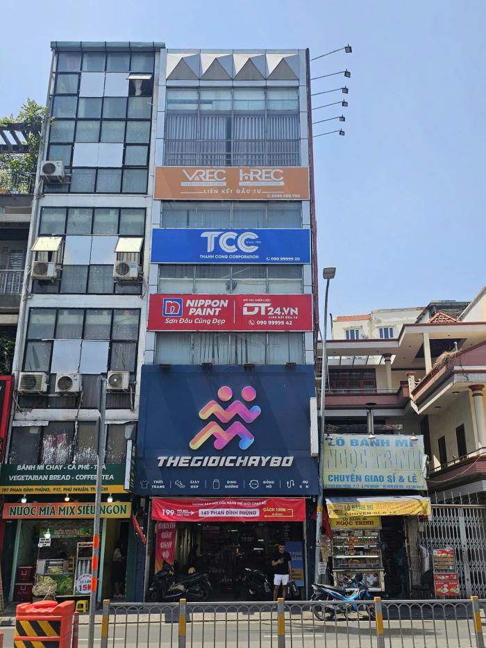 Tòa nhà cho thuê mặt tiền 199 Phan Đình Phùng Quận Phú Nhuận